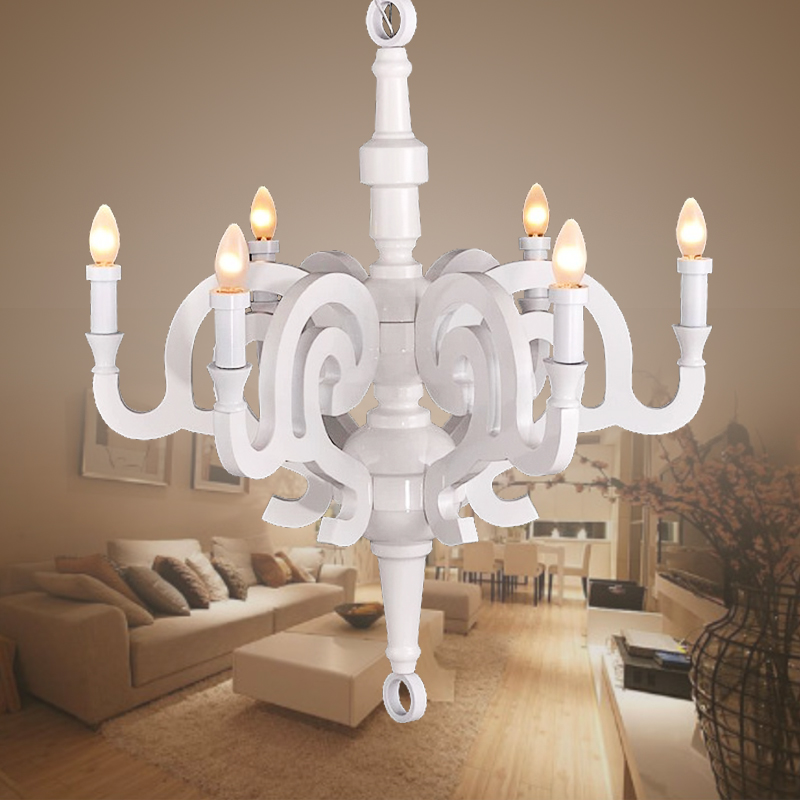 Resin Art On Wood - Paper Chandelier Postmodern style candle chandelier