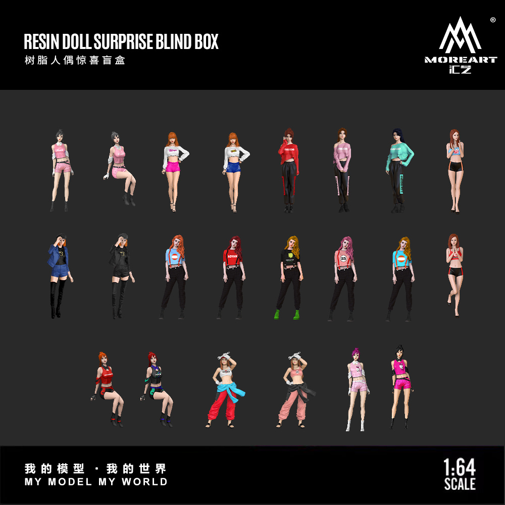 Resin Art Handmade - More Art 1:64 Handmade Resin Figurine