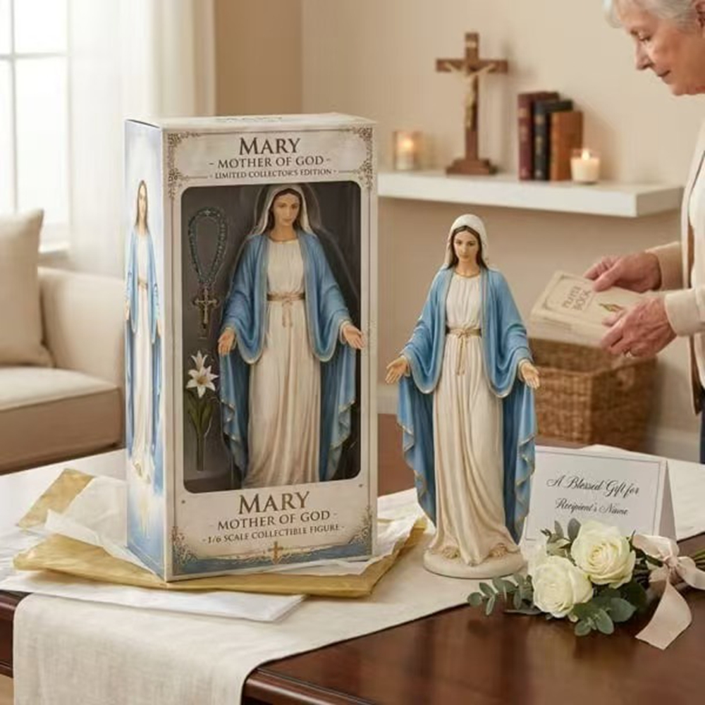 Resin Art Mary - Virgin Mary Desktop Figurine Ornament，religious Figure