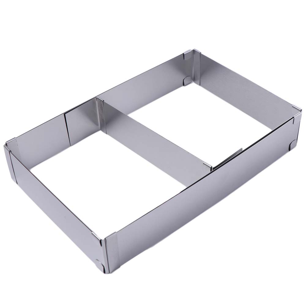 Tray Mold Rectangle - Stainless Steel Adjustable Mousse Cake Ring