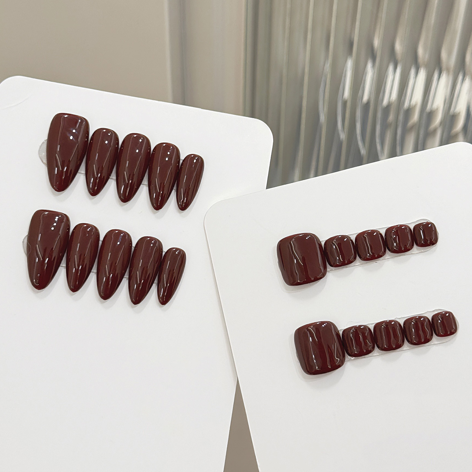 Resin Art Kit - 10pcs Handmade Solid Color Almond Press