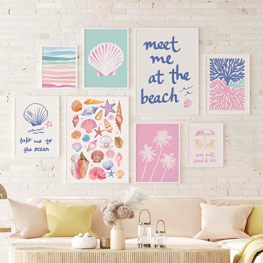 Resin Art Gallery - Coastal Gallery Wall Art Poster Summer