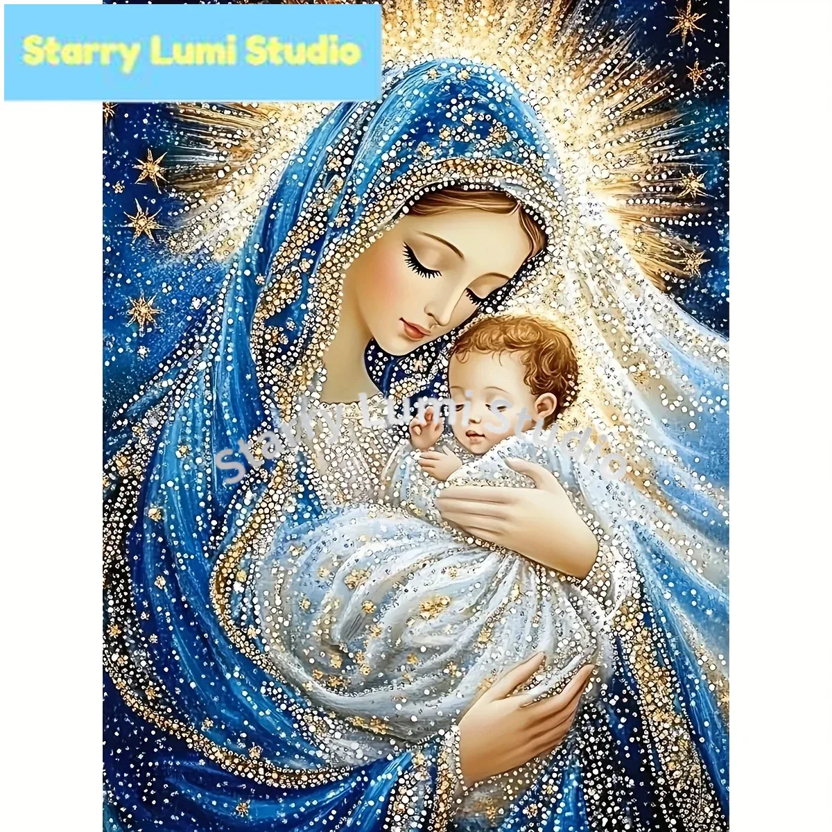 Resin Art Mary - 5D DIY Blessed by the Virgin