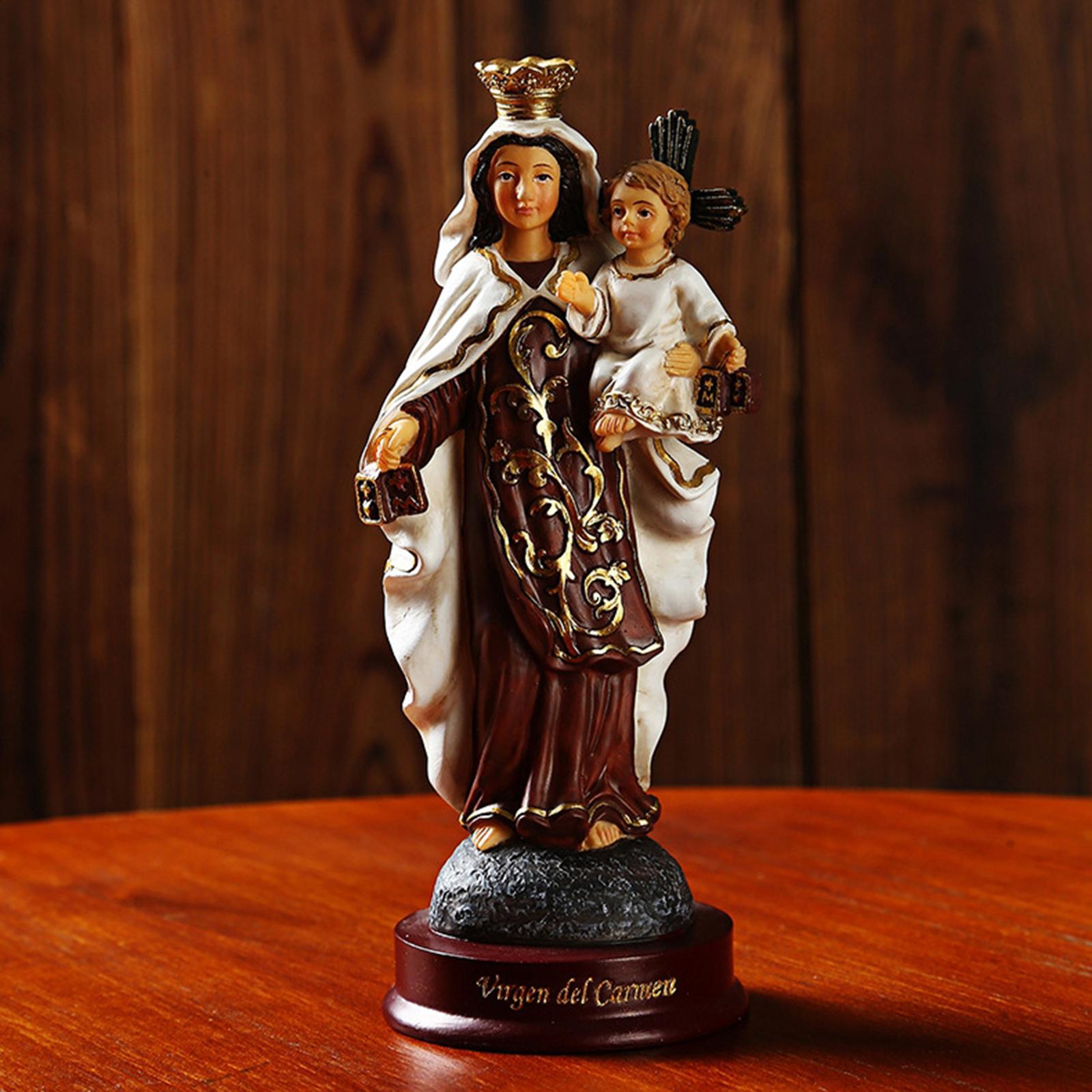 Resin Art Mary - Religious Figurine Resin Virgin Mary Statue