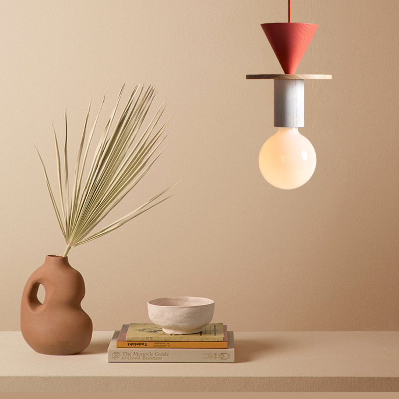 Resin Art On Wood - JUNIT Dia Pendant Lamp Modern Wood