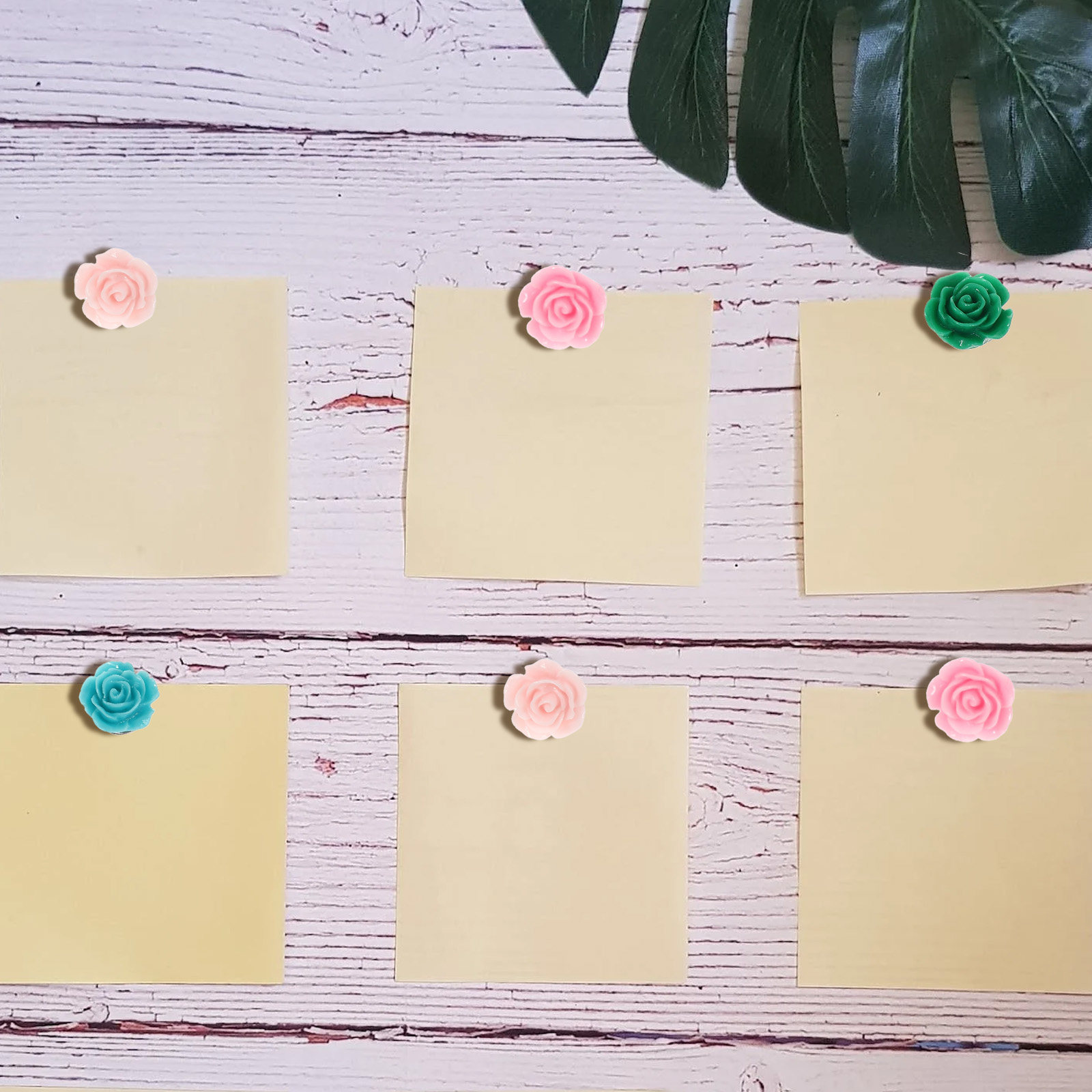 Resin Art Using Flowers - 30Pcs Rose Flower Shaped Push Pins