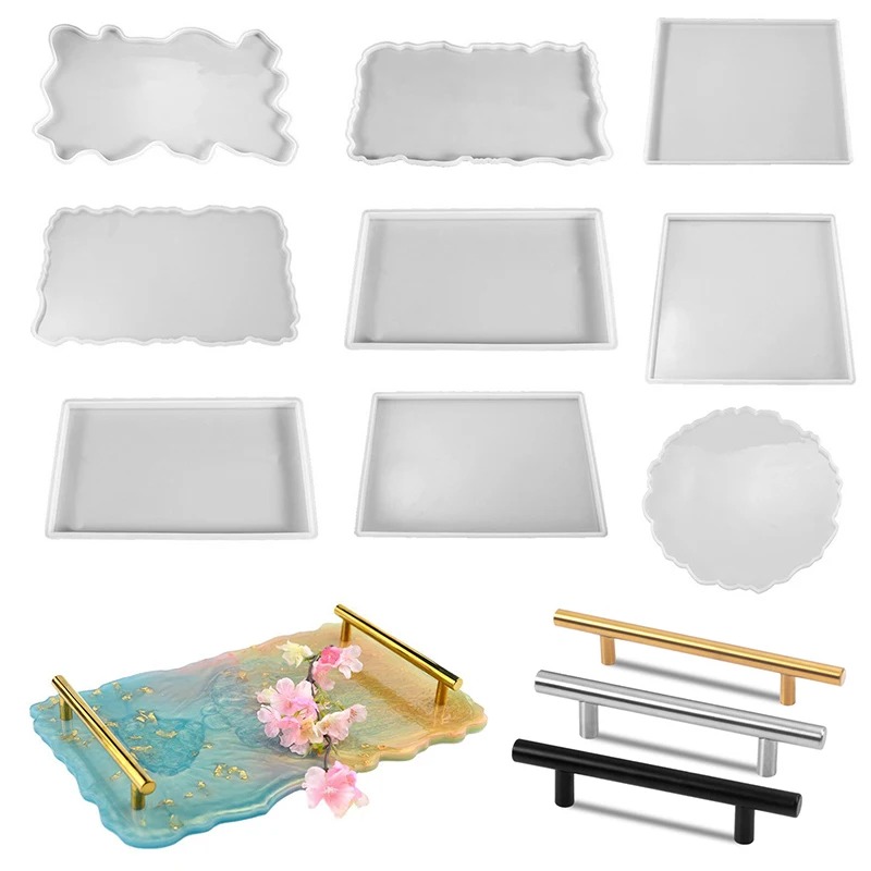 Tray Mold Rectangle - Tray Epoxy Resin Silicone Mold DIY