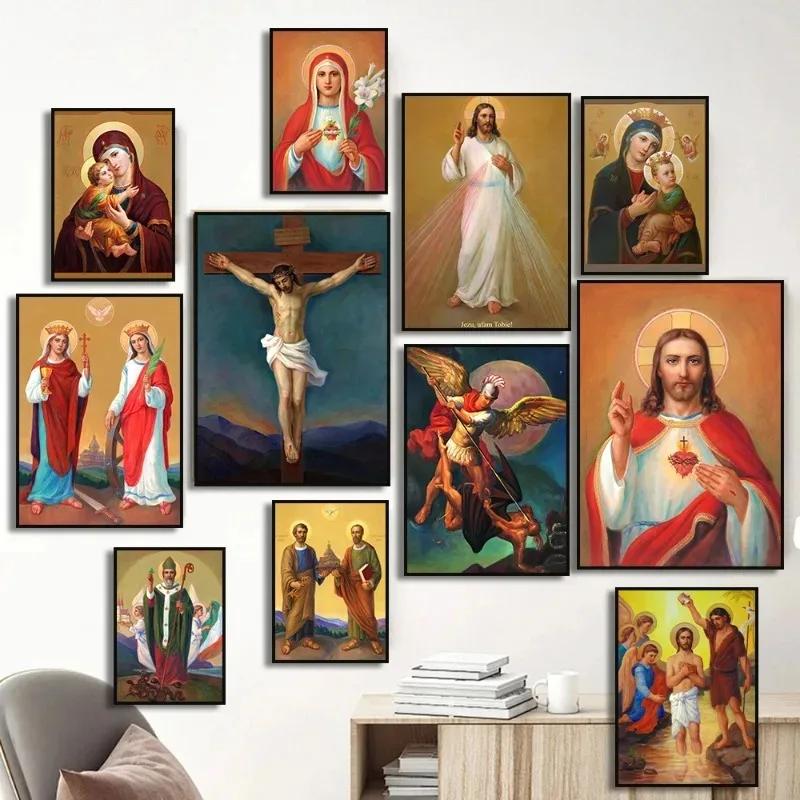 Resin Art Mary - Diamond Painting Catholic Vintage Art Jesus