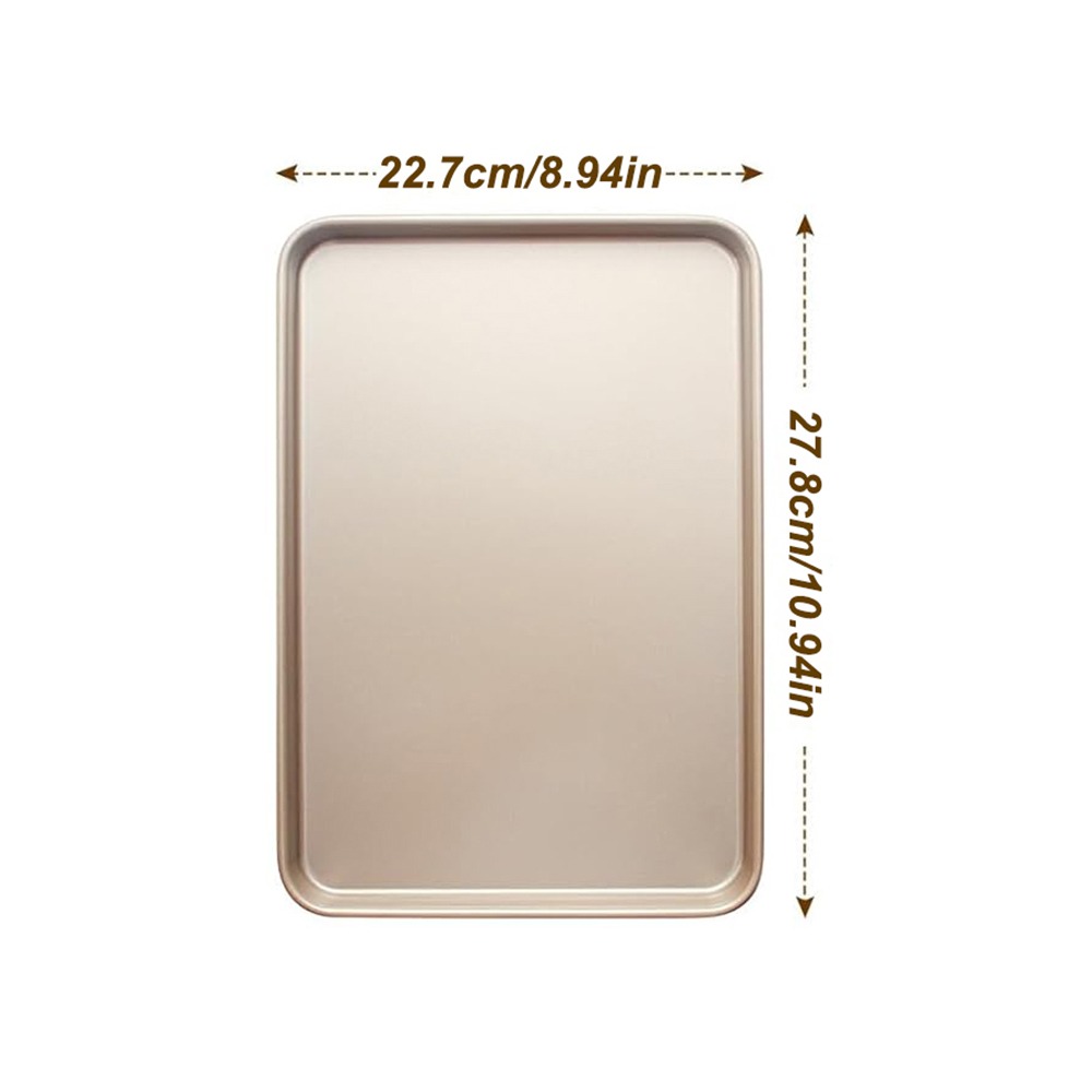 Tray Mold Rectangle - Gold 9/11/13inch Oven Baking Pan Rectangle