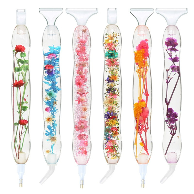 Resin Art Pen - 1set Flower Design Resin 5D Diamond