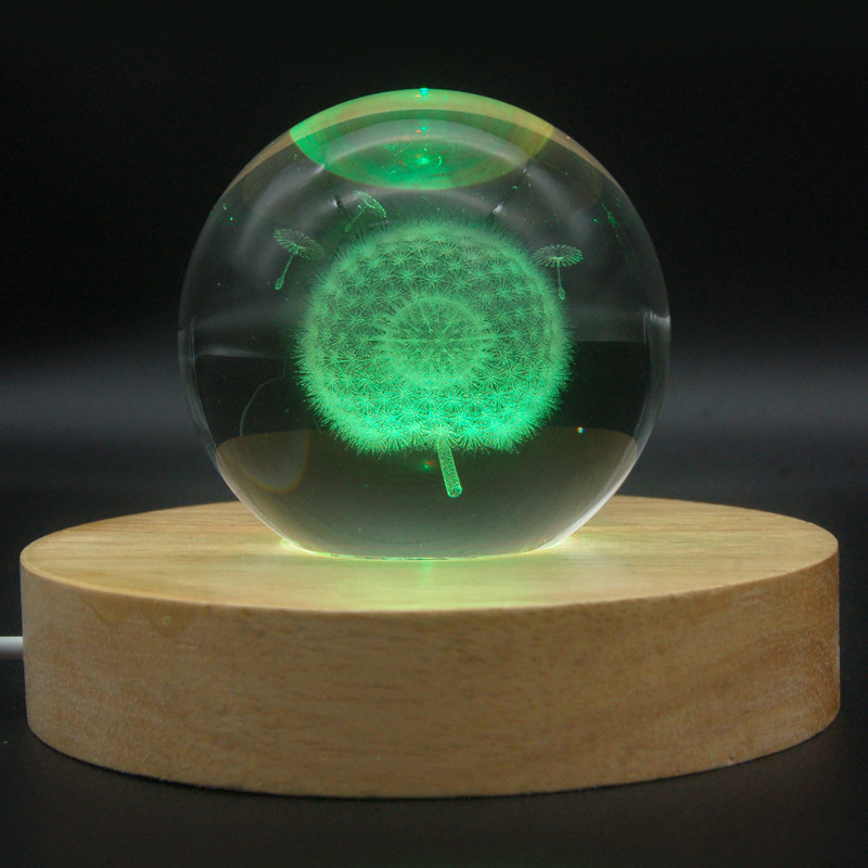 Resin Art Display Round Wood C - огляд і ціна Resin Art Lamp