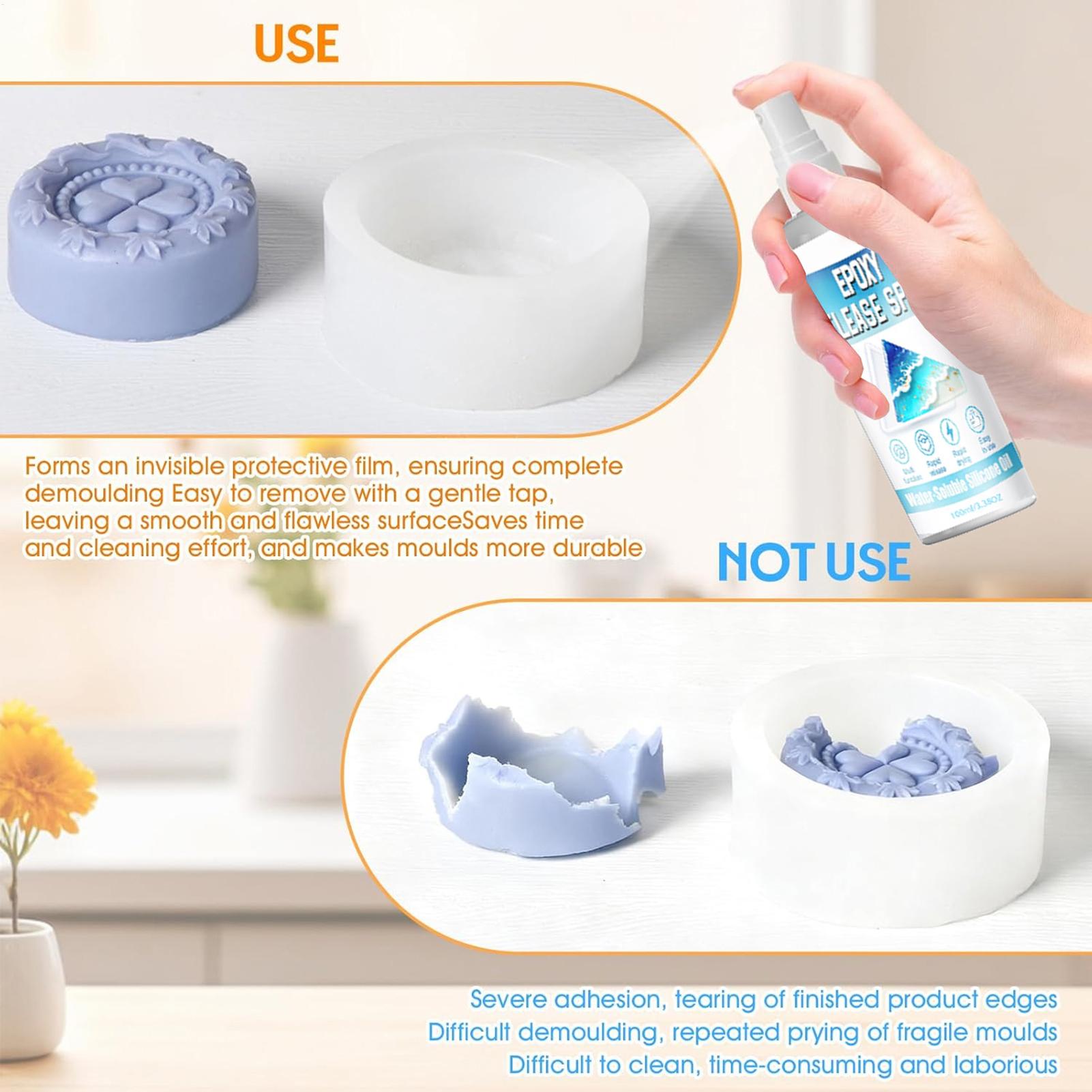 100ml Silicone Release Spray E - огляд і ціна Resin Art Accessories