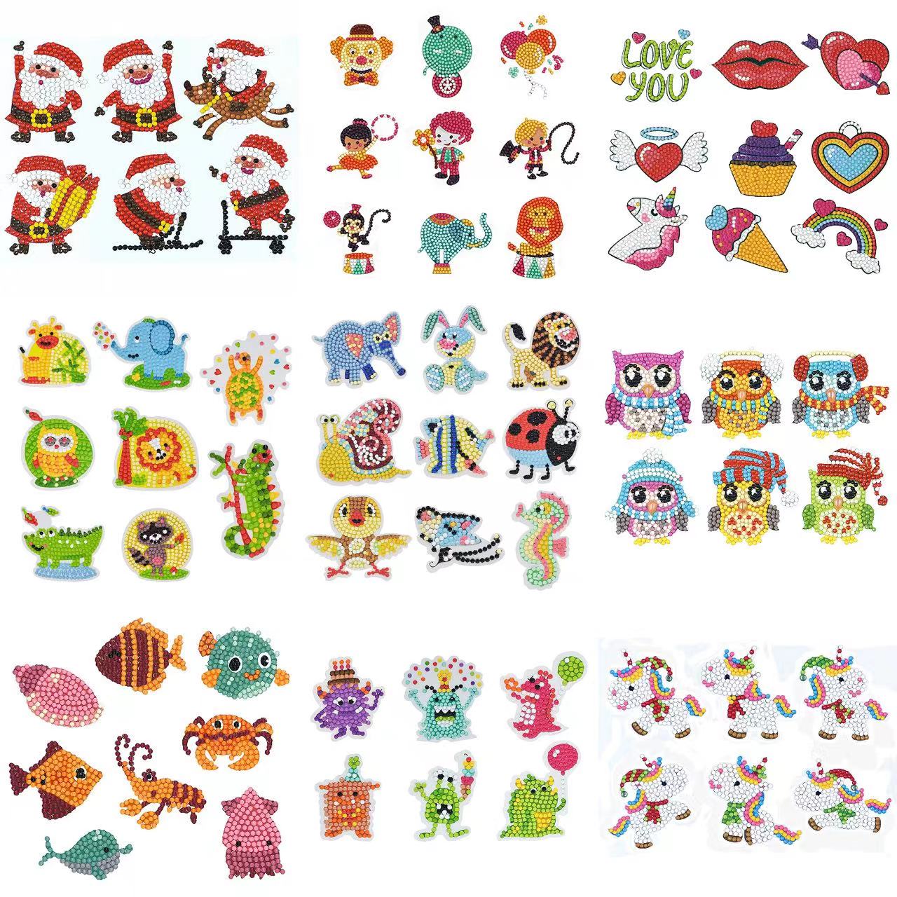 Diamond Painting Stickers 5D D - огляд і ціна Resin Art Sticker
