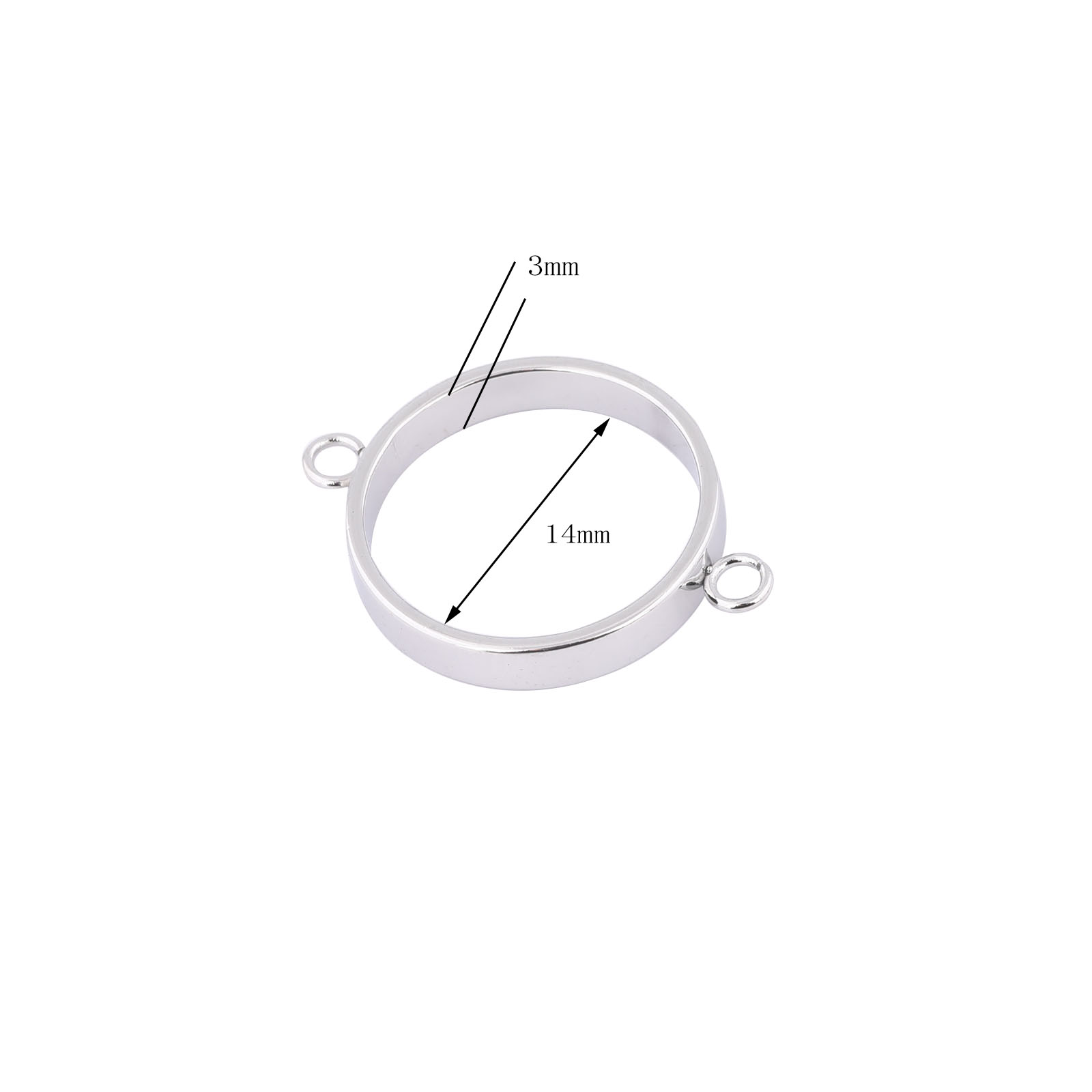 10pcs Stainless Steel 14mm Ope - огляд і ціна Resin Art Handmade