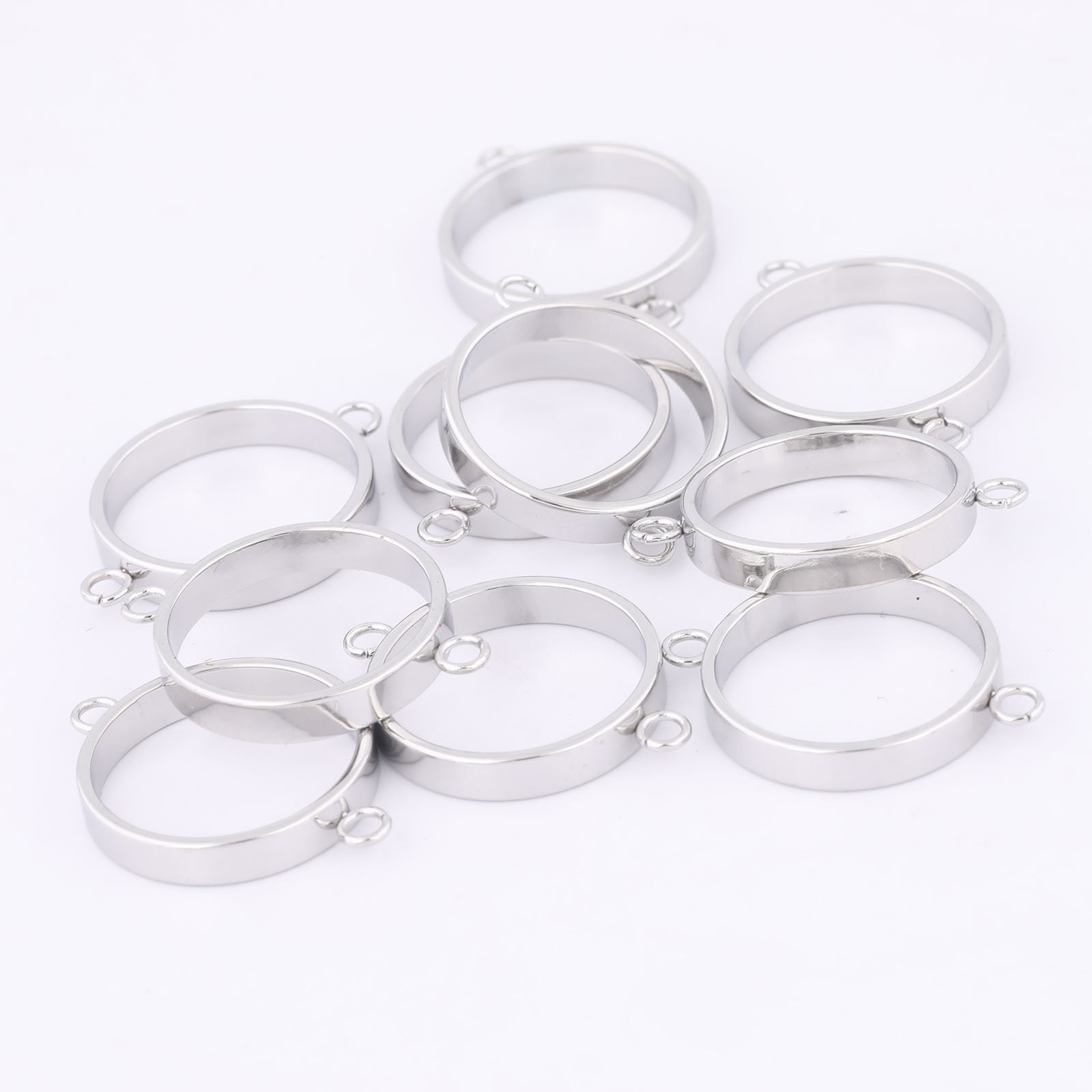 10pcs Stainless Steel 14mm Ope - огляд і ціна Resin Art Handmade