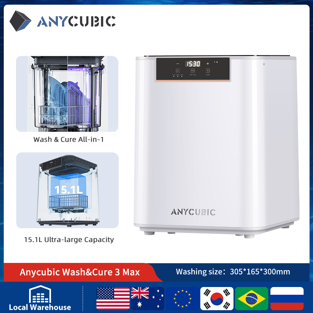 ANYCUBIC Wash & Cure 3/ 3 Plus - огляд і ціна Resin Art Machine