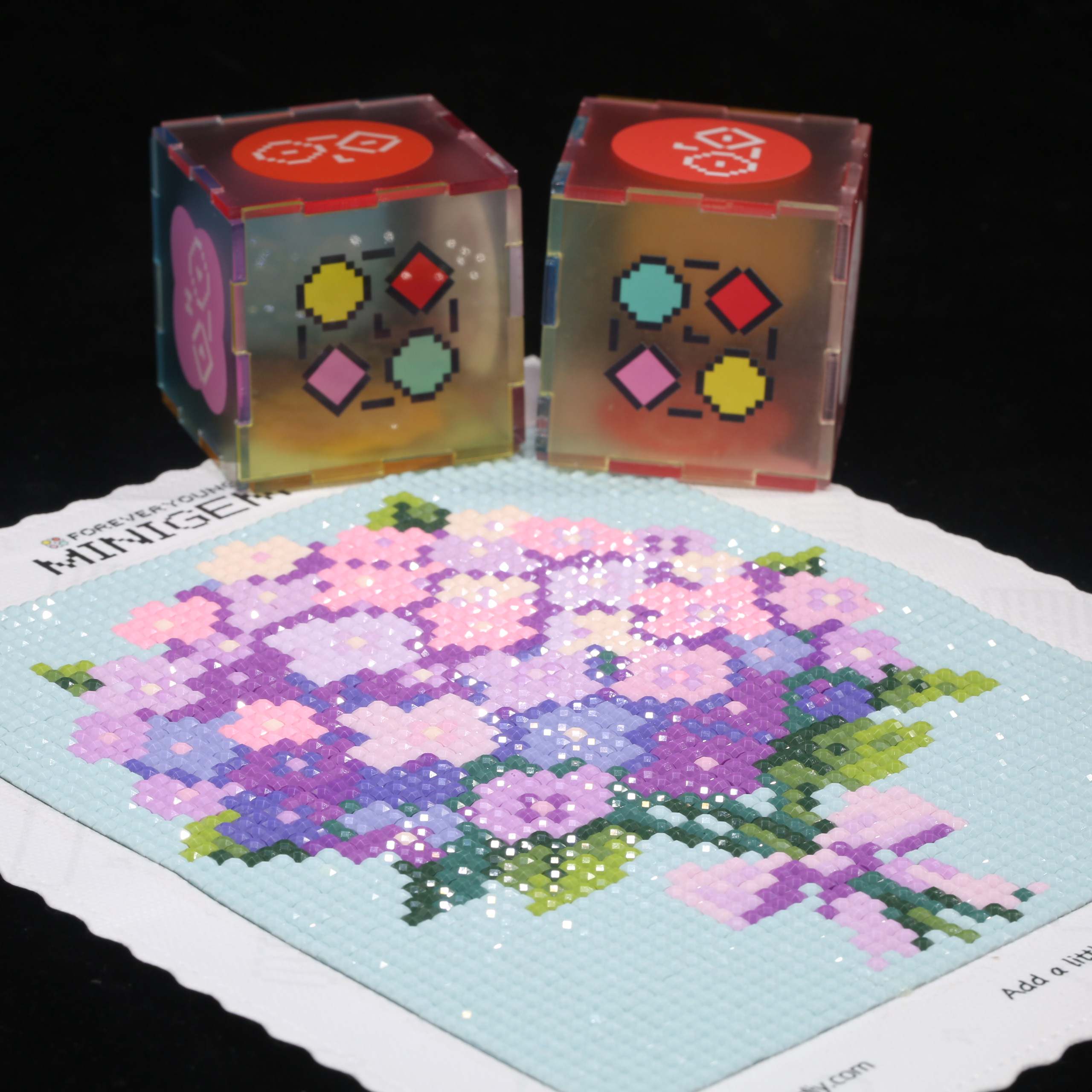 Minigem® Purple Hydrangea 5D D - огляд і ціна Resin Art For Kids