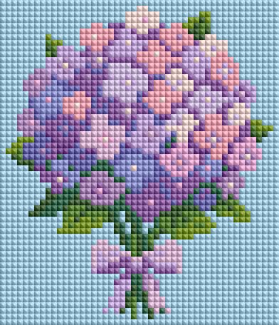 Minigem® Purple Hydrangea 5D D - огляд і ціна Resin Art For Kids