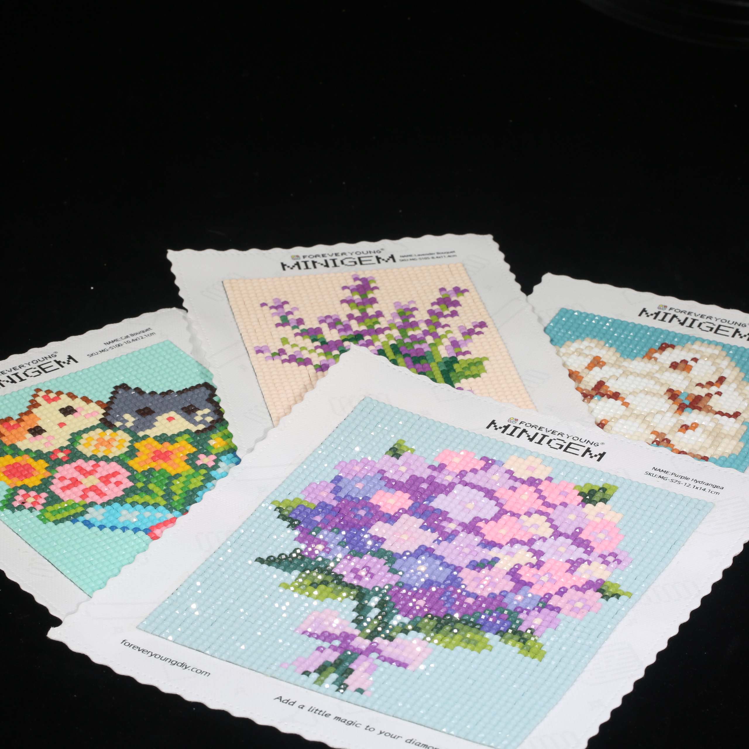 Minigem® Purple Hydrangea 5D D - огляд і ціна Resin Art For Kids
