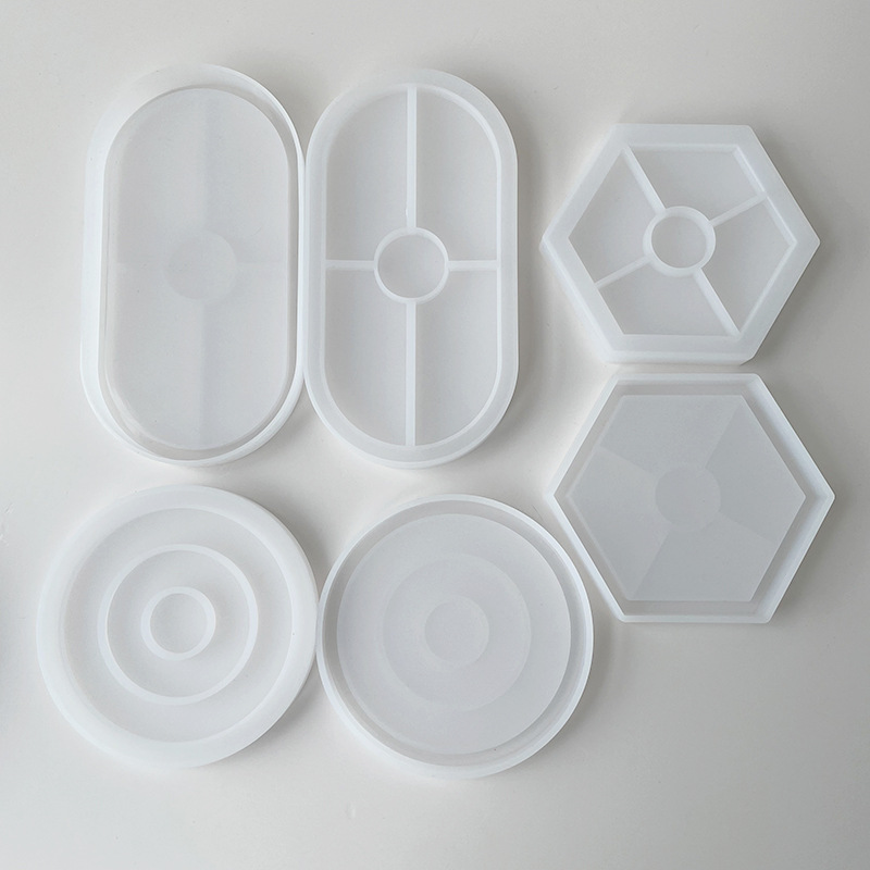Round Coaster Silicone Mold DI - огляд і ціна Tray Mold Rectangle