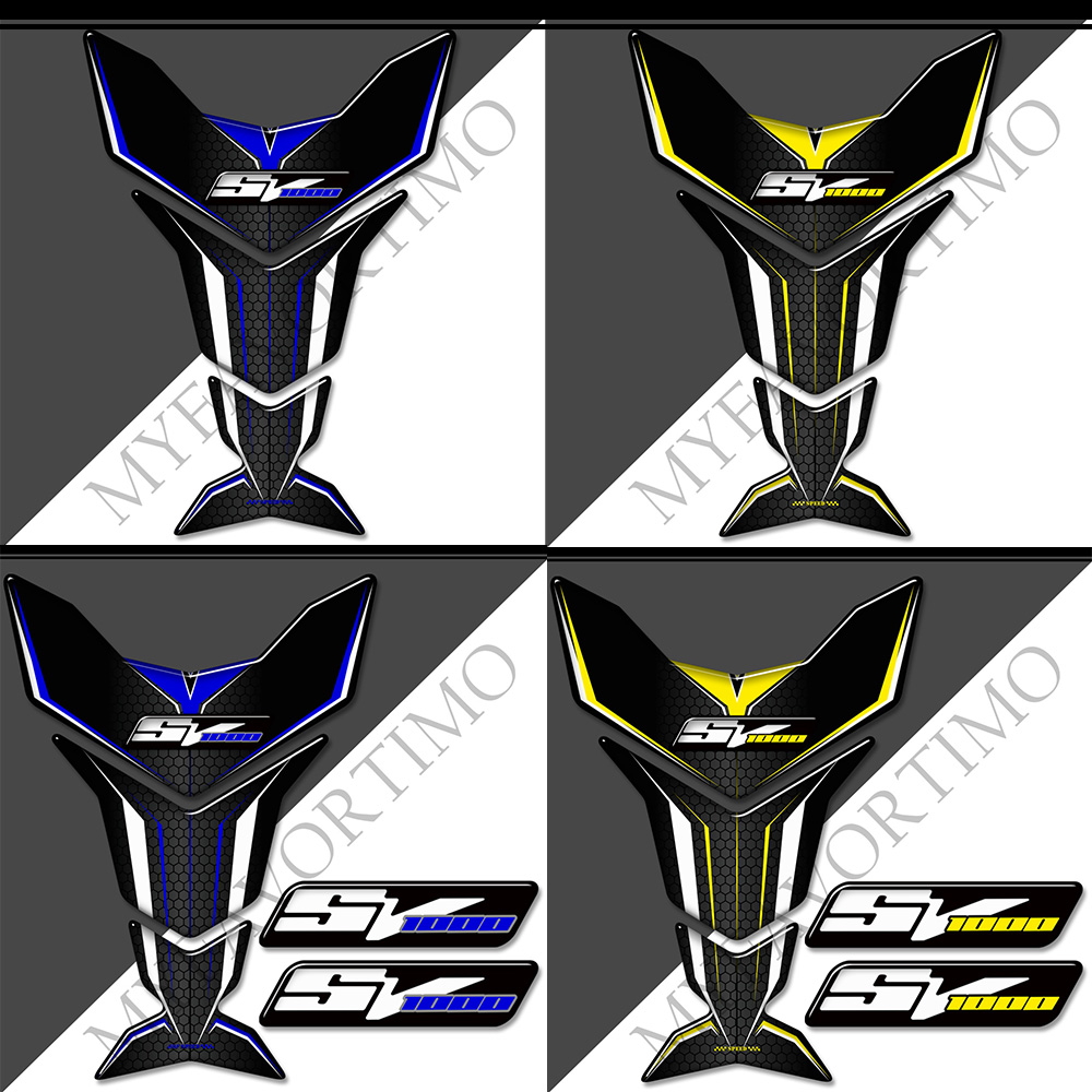 SV1000 Motorcycle Tank Pad Fue - огляд і ціна Resin Art Sticker