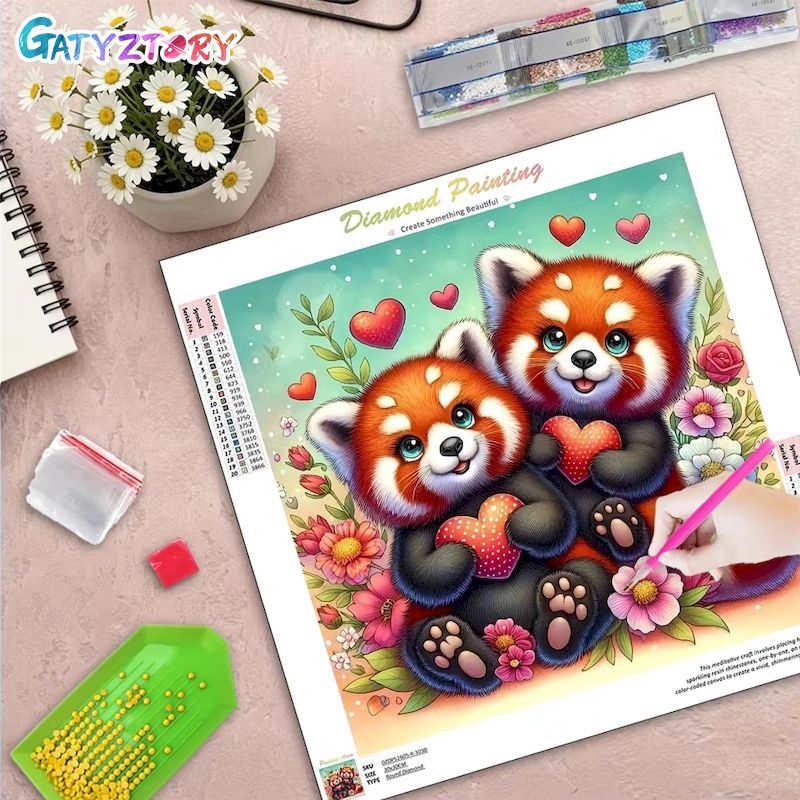 GATYZTORY Cartoon 5d Diamond P - огляд і ціна Resin Art Ideas With Pictures