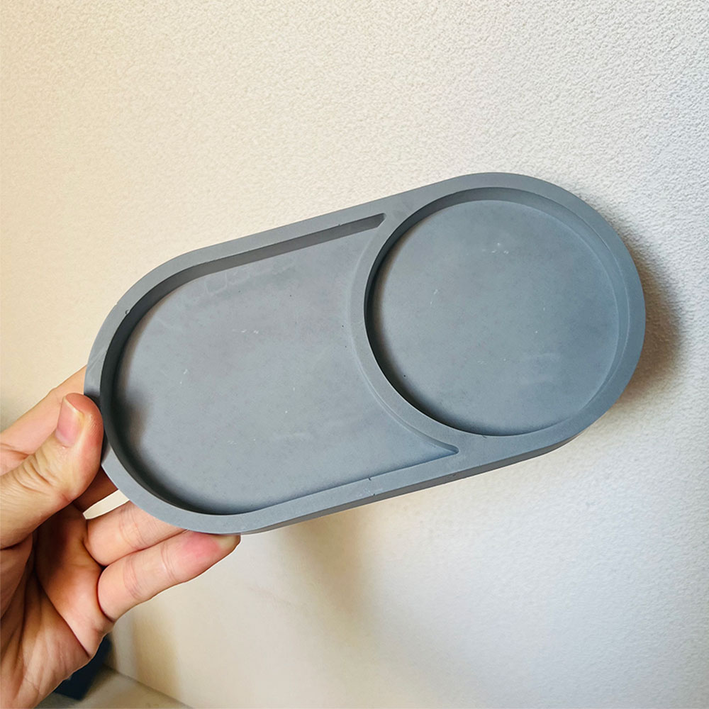 Oval Storage Tray Concrete Mol - огляд і ціна Tray Mold Rectangle