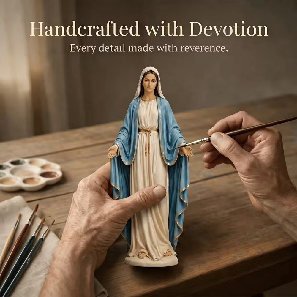 Virgin Mary Desktop Figurine O - огляд і ціна Resin Art Mary