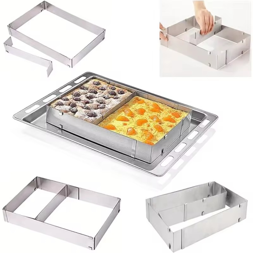 Stainless Steel Adjustable Mou - огляд і ціна Tray Mold Rectangle