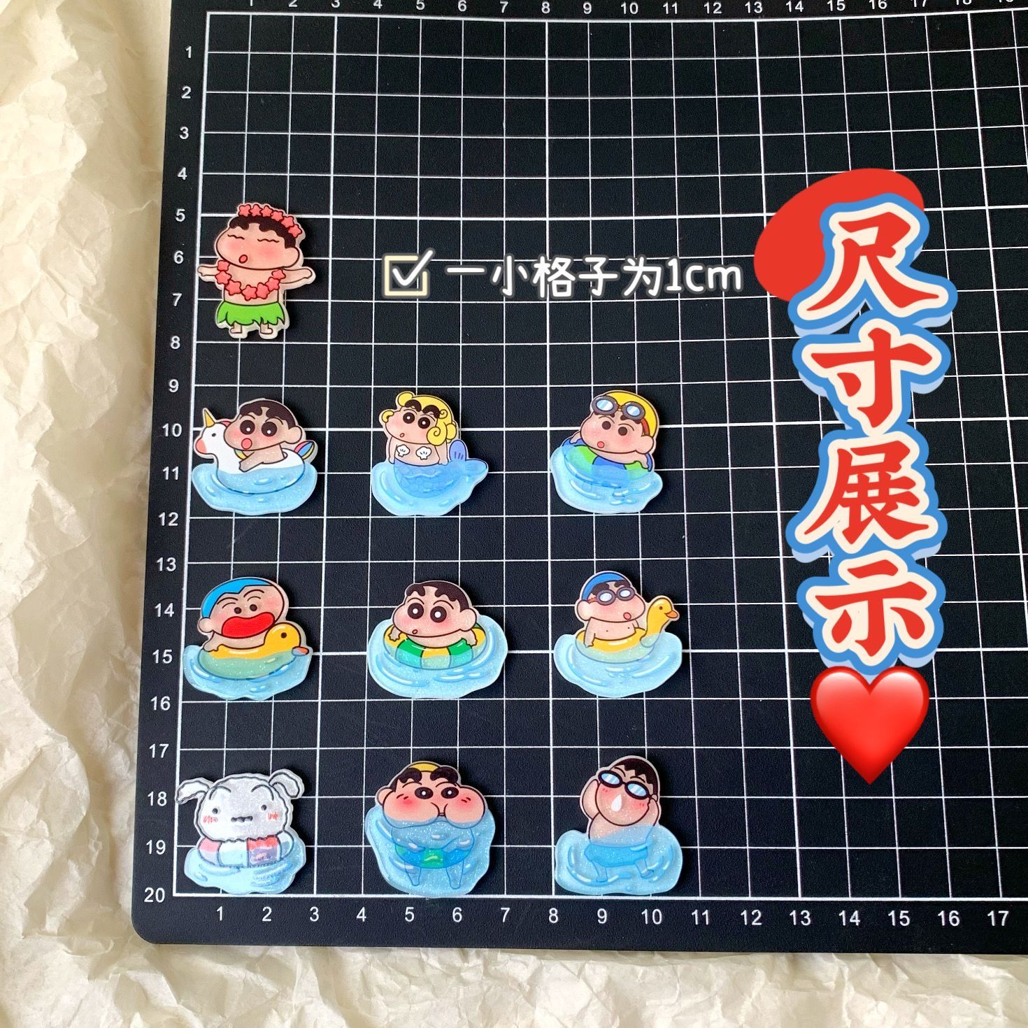 Crayon Shin-chan resin accesso - огляд і ціна Resin Art Accessories