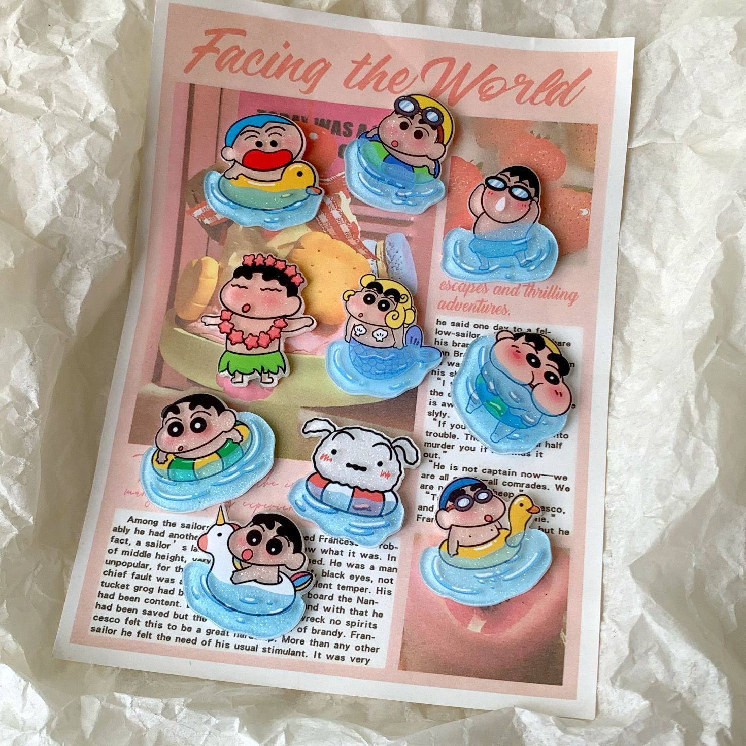 Crayon Shin-chan resin accesso - огляд і ціна Resin Art Accessories