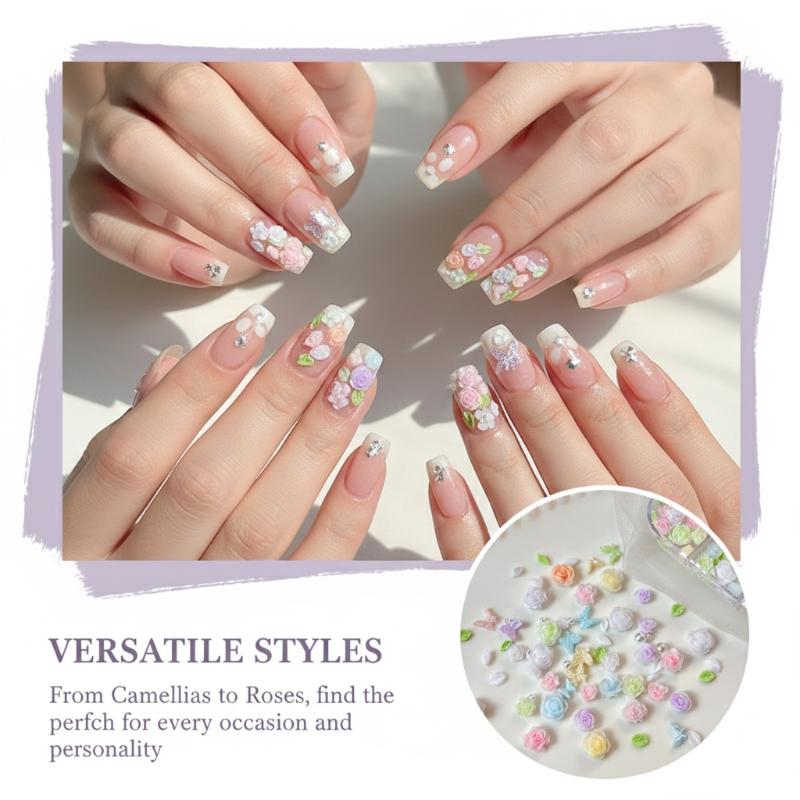 DIY 3D Nail Decoration Kit 6 1 - огляд і ціна Resin Art Using Flowers