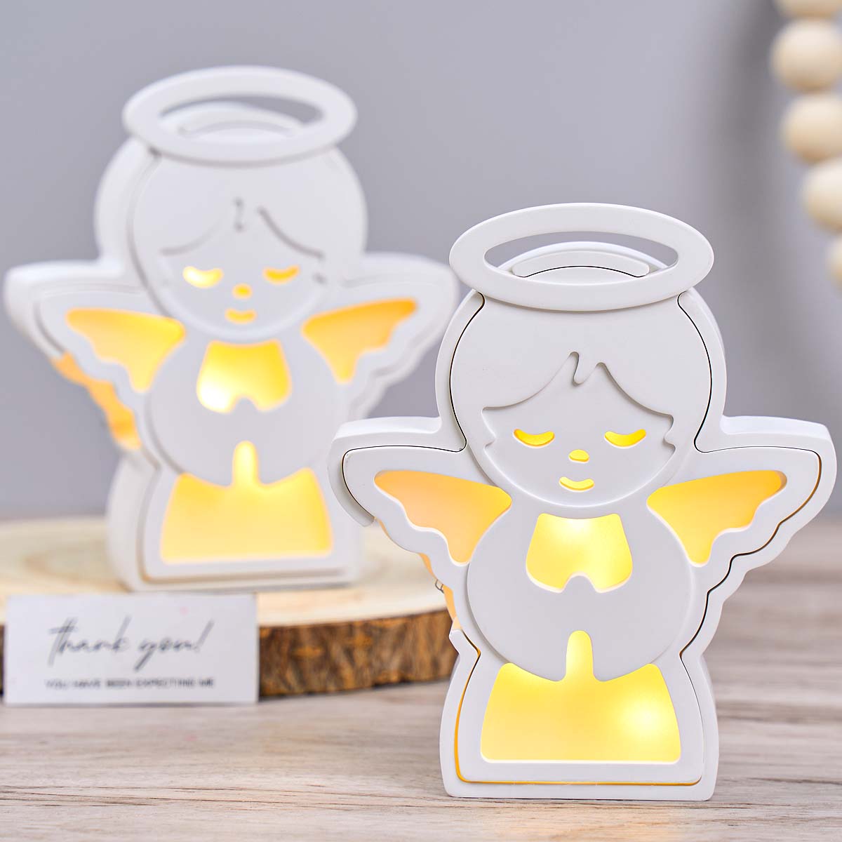 Christmas Angel Lamp Silhouett - огляд і ціна Resin Art Lamp