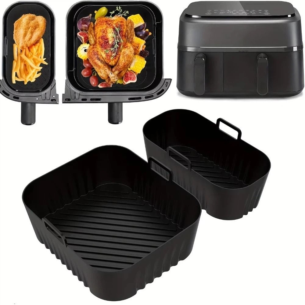 6L/3L Air Fryer Liner Non-Stic - огляд і ціна Tray Mold Rectangle