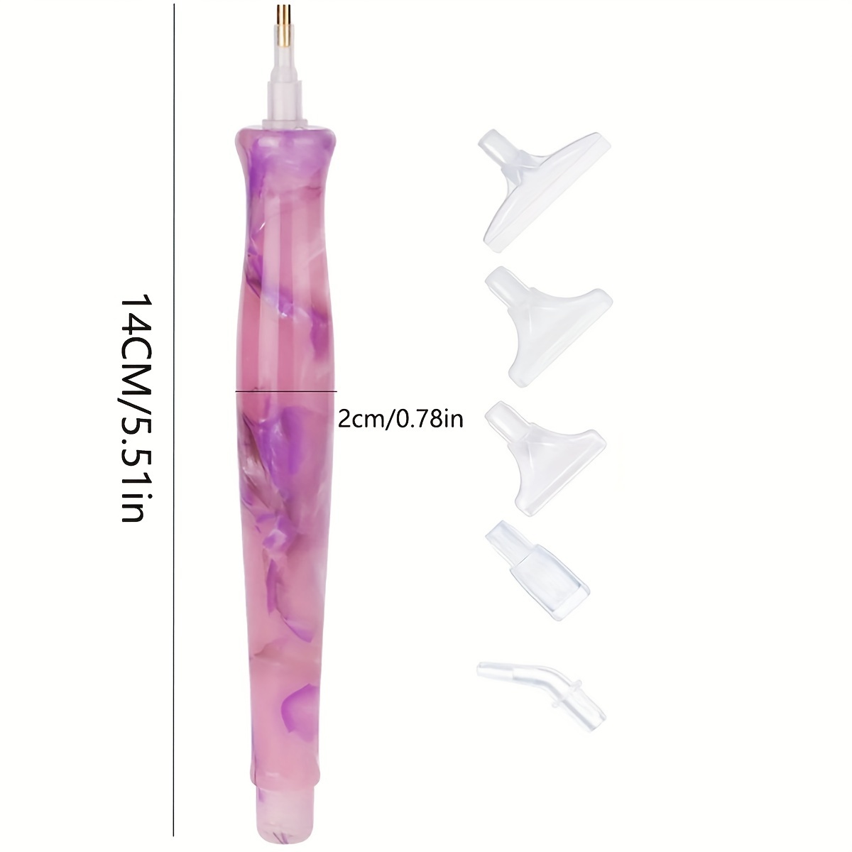 1pc Random Color Resin Retro D - огляд і ціна Resin Art Pen