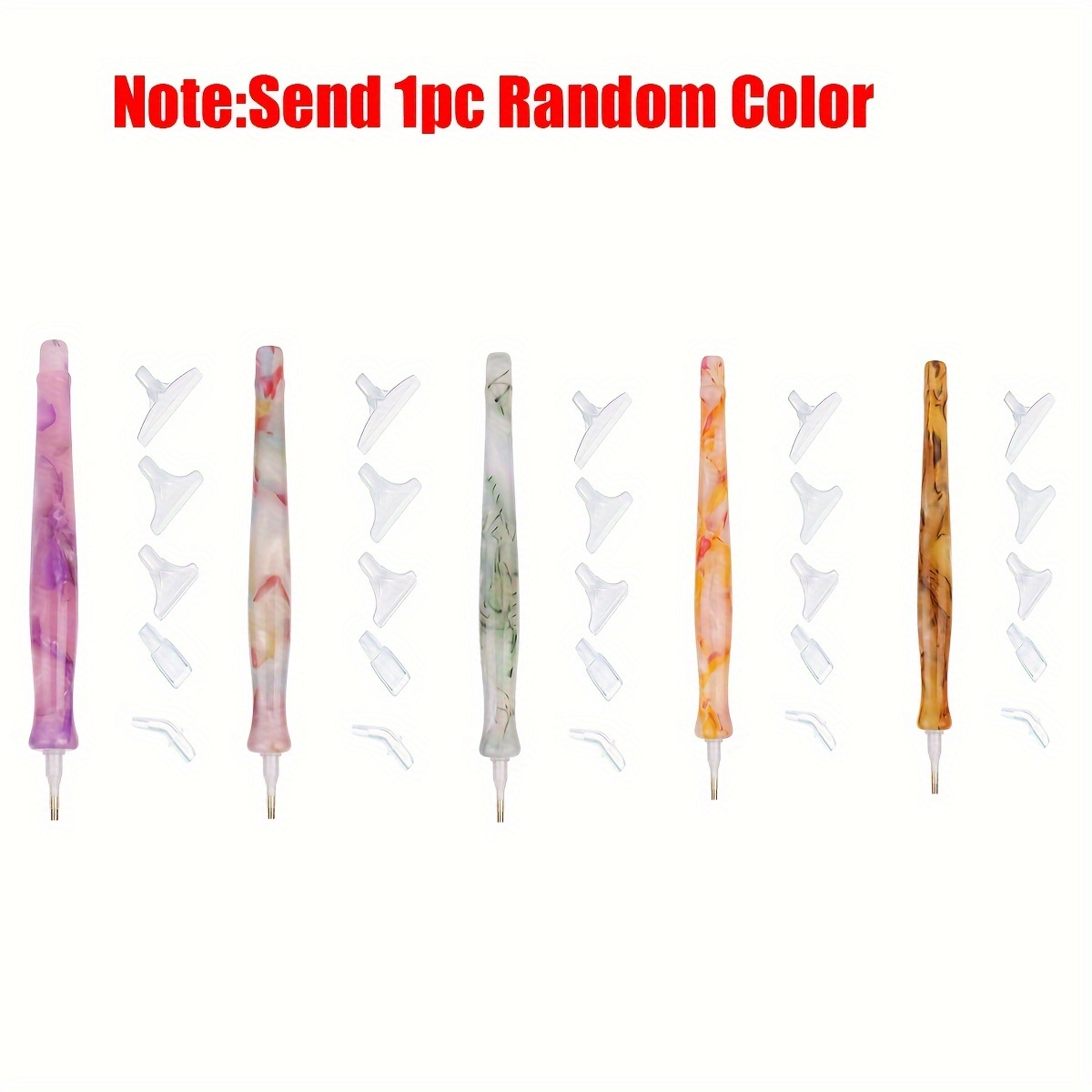 1pc Random Color Resin Retro D - огляд і ціна Resin Art Pen