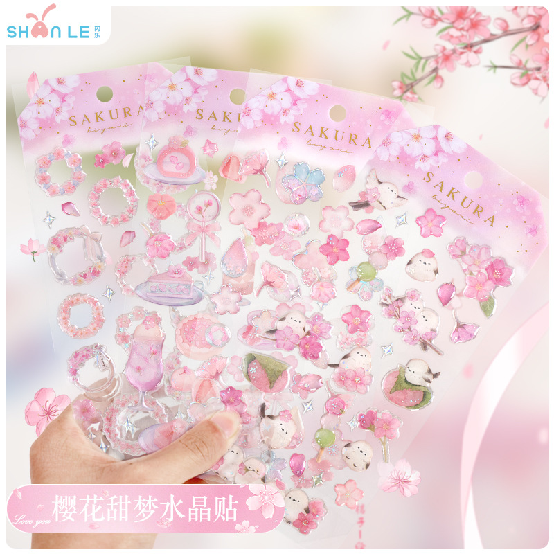 Japanese Style Sakura Crystal  - огляд і ціна Resin Art Sticker