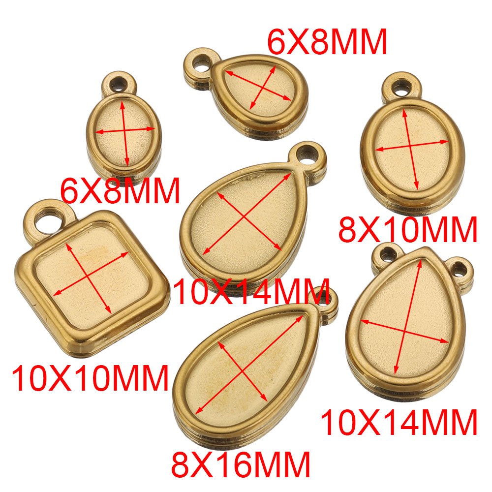 5pcs Stainless Steel Square Dr - огляд і ціна Resin Art Handmade