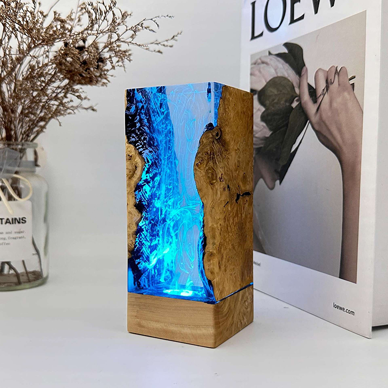Underwater Cave Theme Organism - огляд і ціна Resin Art Lamp