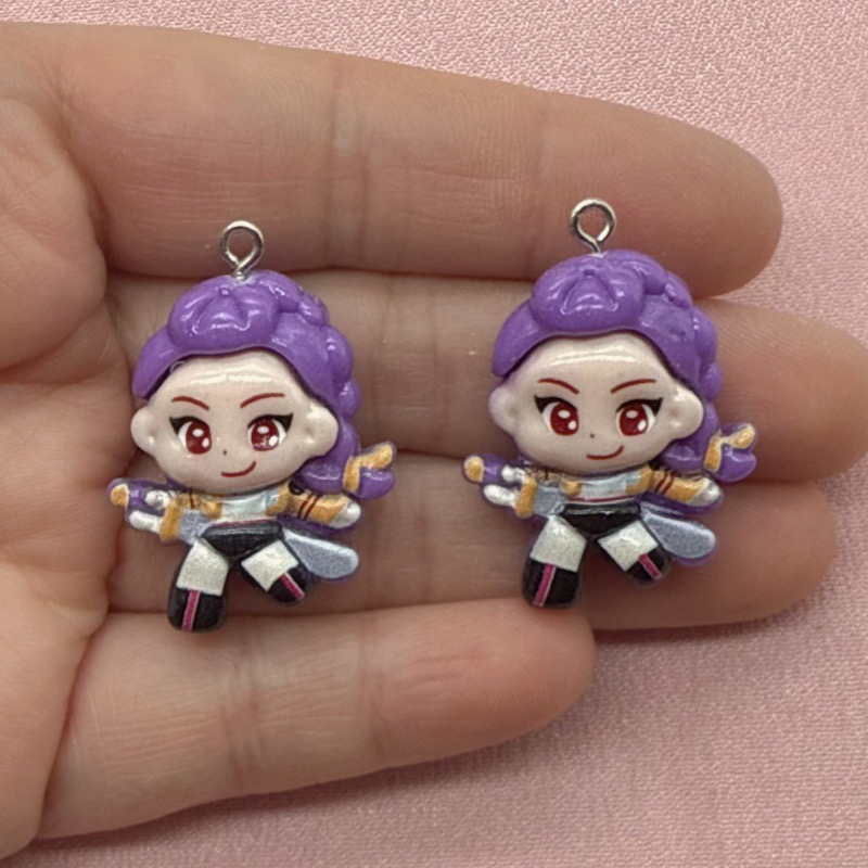 10pcs resin cartoon pendant, D - огляд і ціна Resin Art Handmade
