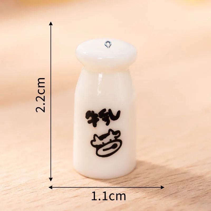 10Pcs Mini Milk Bottle Resin C - огляд і ціна Resin Art Jewelry Kit