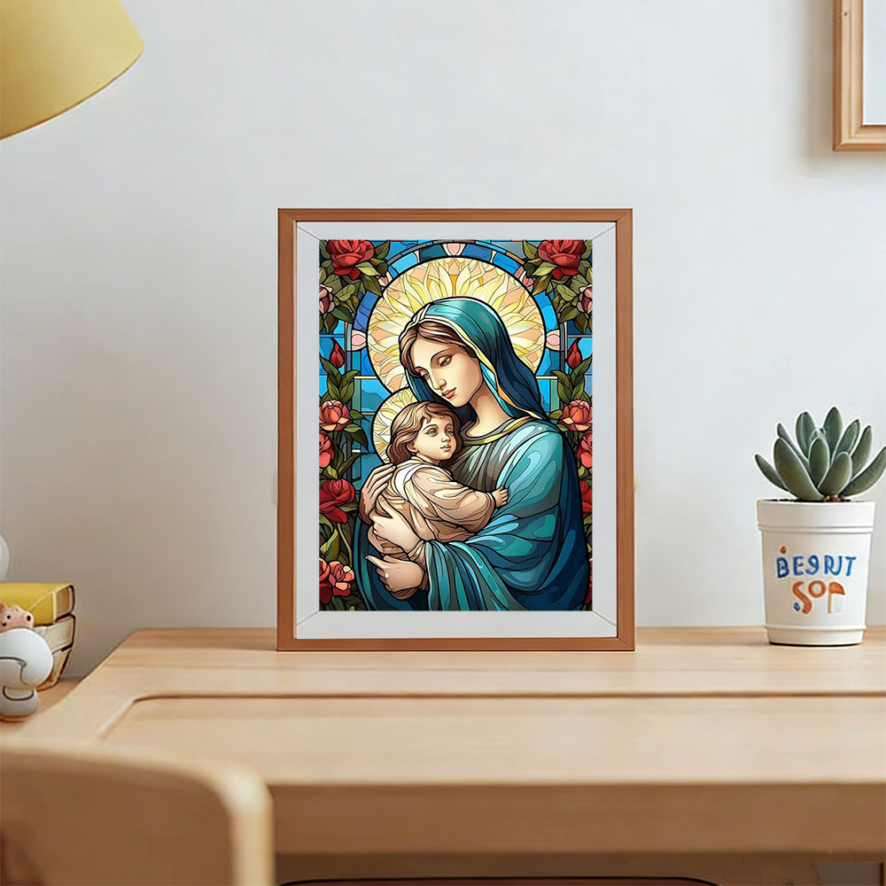 1pc frameless  Diamond Art Vir - огляд і ціна Resin Art Mary
