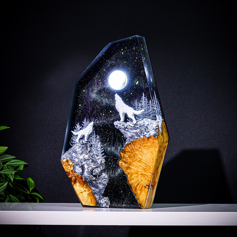 Nature Animals Figure Organism - огляд і ціна Resin Art Lamp