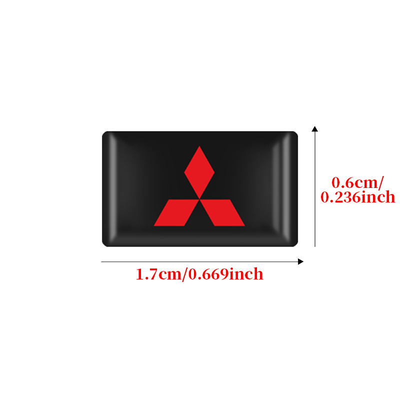 10Pcs Auto Styling 3D Epoxy Re - огляд і ціна Resin Art Logo