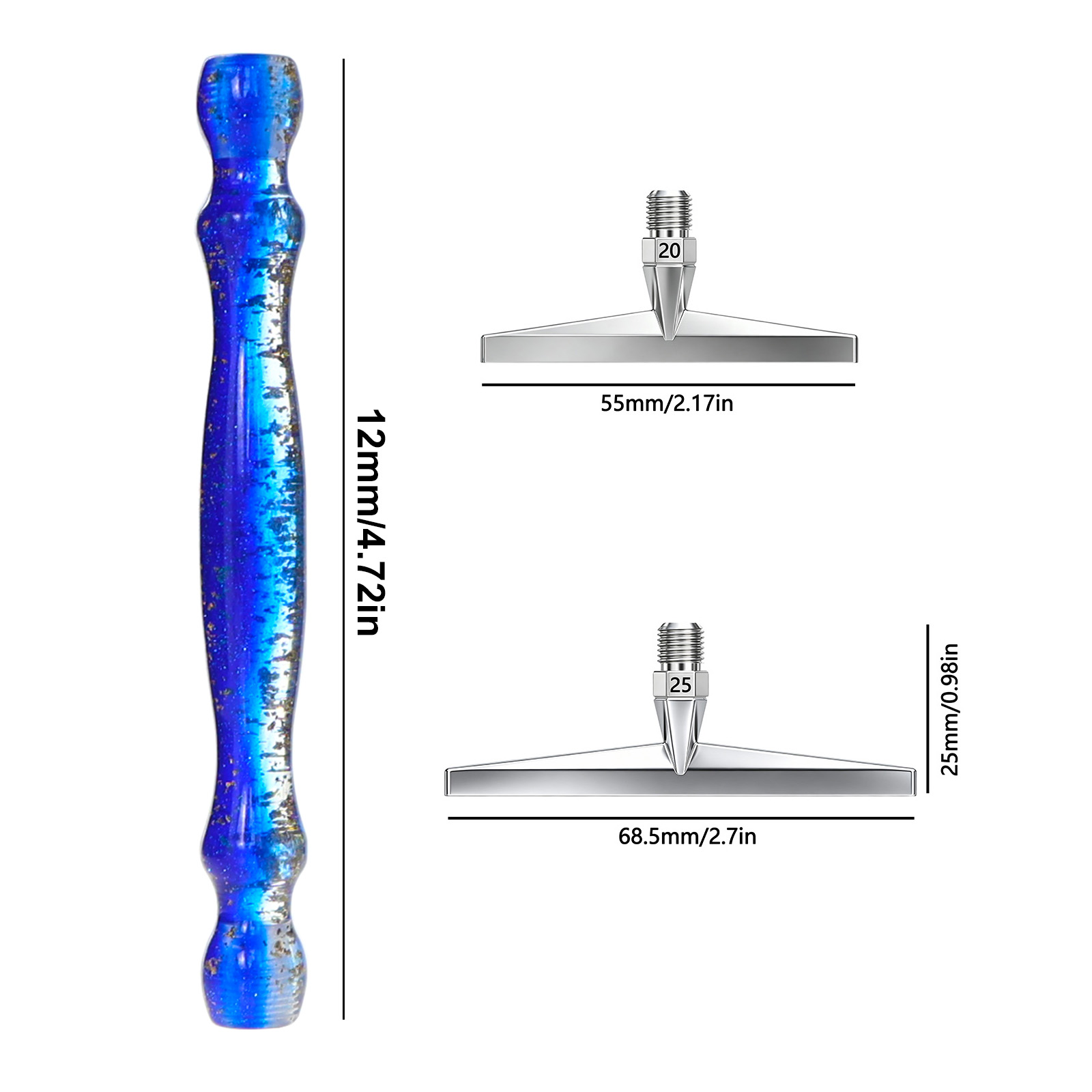 Thin 1-25 Heads Metal High Qua - огляд і ціна Resin Art Pen