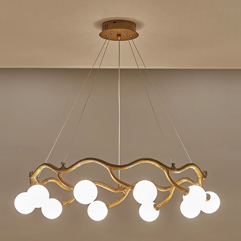 Modern White Glass Wood Chande - огляд і ціна Resin Art On Wood