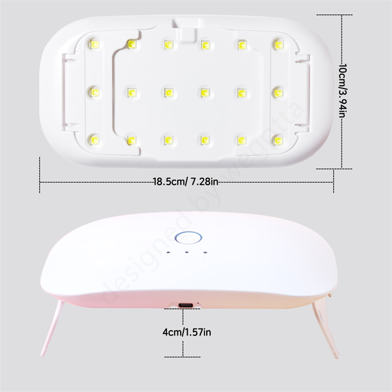 24W USB Rechargeable UV LED La - огляд і ціна Resin Art Lamp
