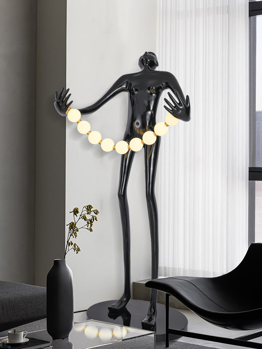 Statue Character Floor Lamp Ar - огляд і ціна Resin Art Gallery