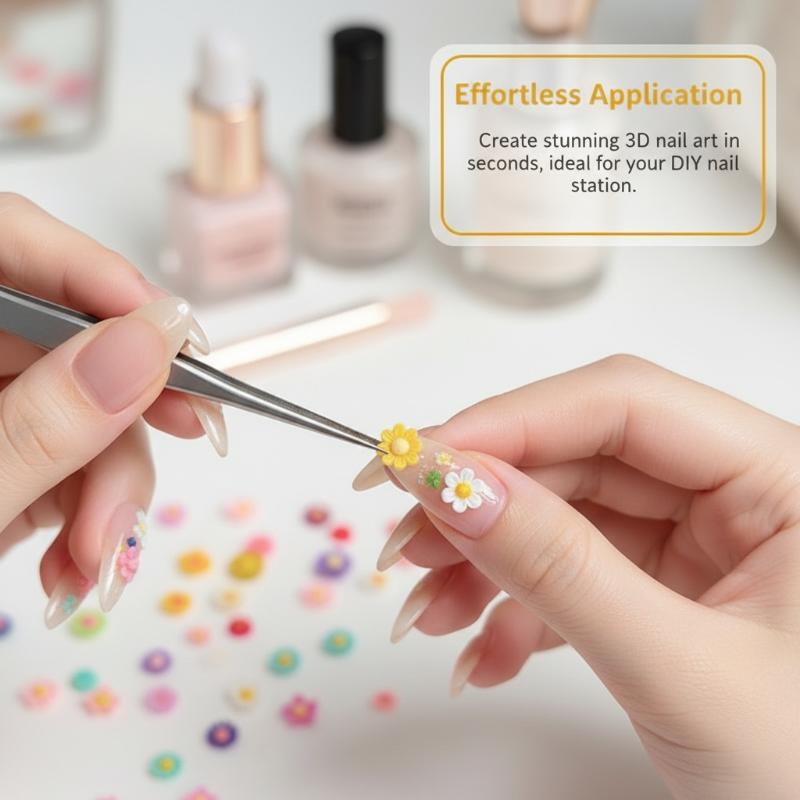 Summer Vibe Sunflower Nail Cha - огляд і ціна Resin Art Using Flowers
