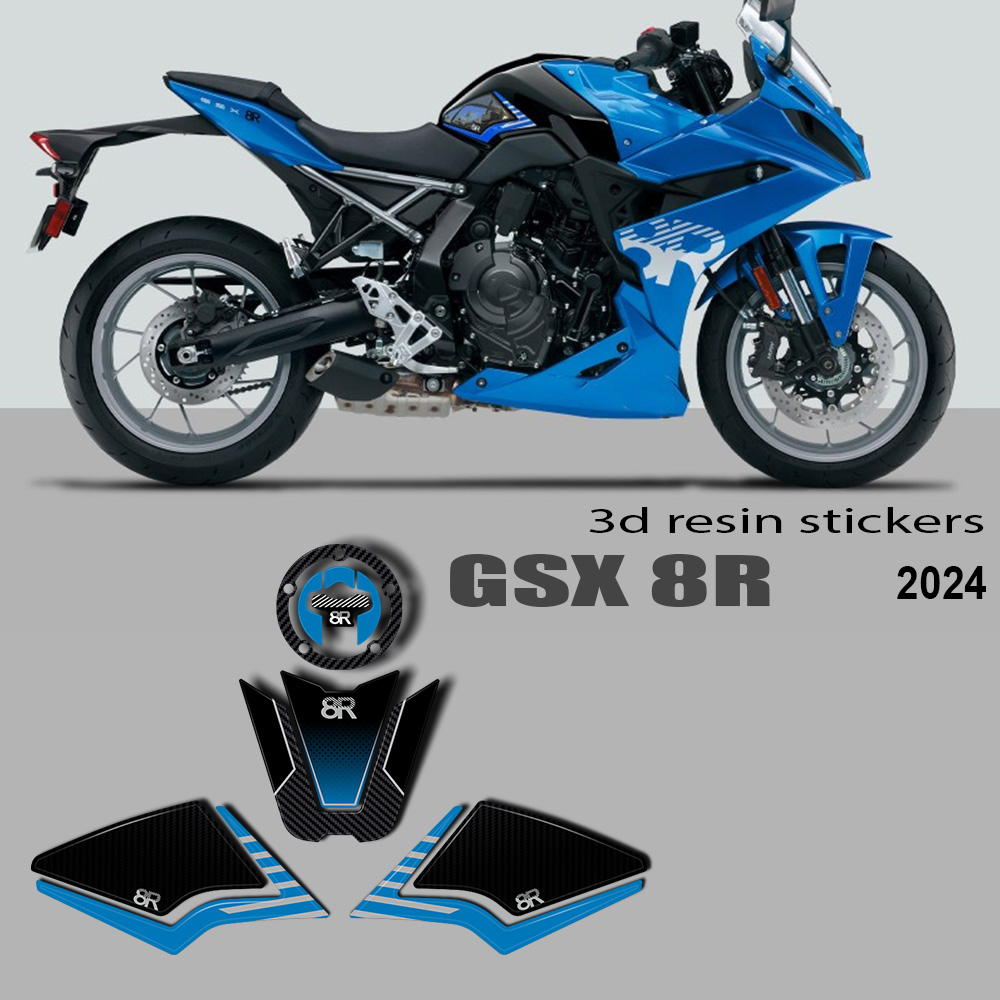 New for GSX8R GSX 8R Motorcycl - огляд і ціна Resin Art Sticker